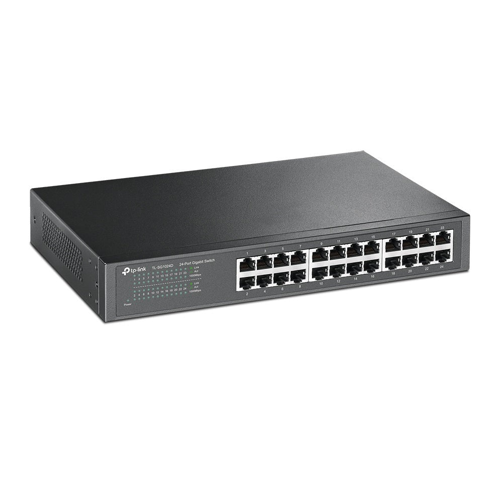 24Port 10/100/1000Mbps Desktop Gigabit Switch (TP-Link SG1024D) 24Port 10/100/1000Mbps Desktop Gigabit Switch (TP-Link SG1024D)